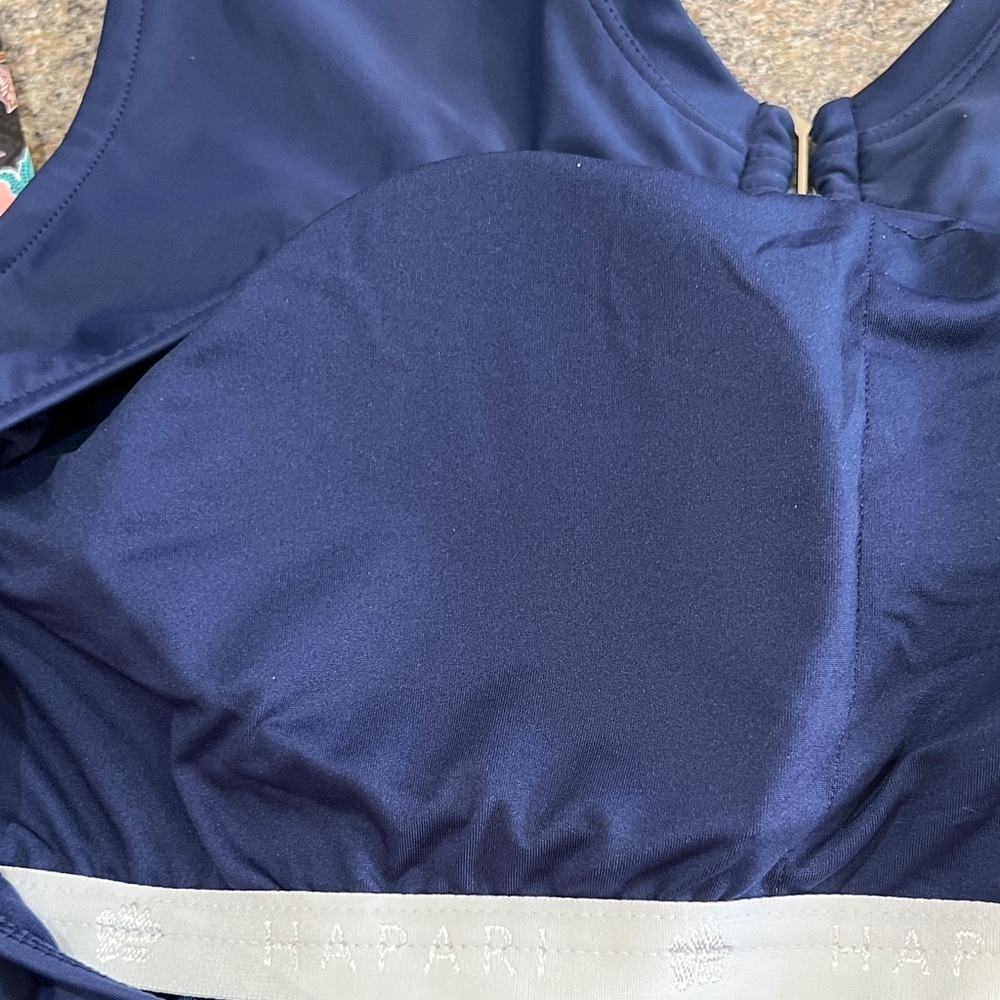 Hapari High Crew Navy Blue swimsuit size XL - Picture 9 of 9